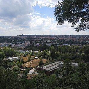 View over the Lower Zoo and Wider City