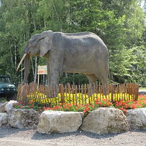 African Elephant Statue