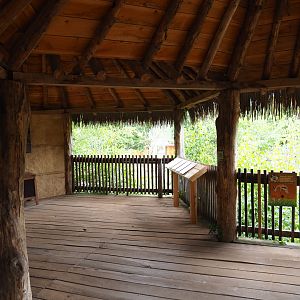 Savanna paddock viewing hut, 2019-07-21