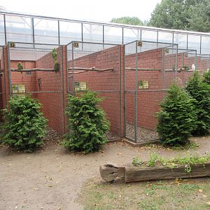 Row of Aviaries