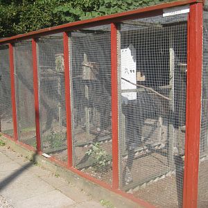 Den Jydske Rosenpark - Older aviaries