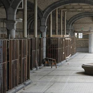 Inside the old Cattle-stables
