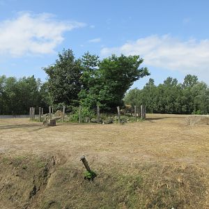 Asian Elephant/Red Deer/Chital/Crab-eating Macaque Exhibit