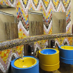 Lavatory in African area