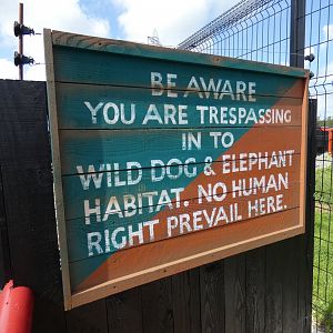Themed signage