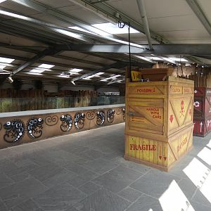 Black Rhino house viewing area