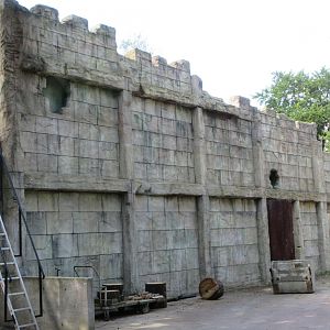 Angkor Wat - Primate Exhibit (side view)