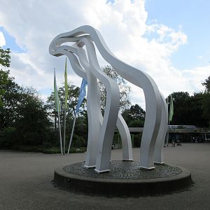 Penguin Statue (zoo entrance)
