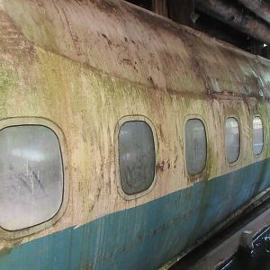 Crashed Plane - close-up view