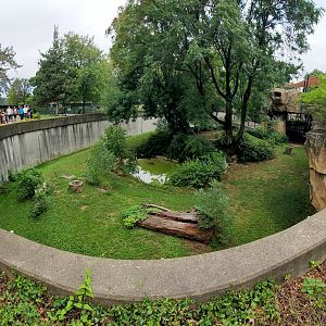 Aug. 2019 - Red Rocks - Big Cat Country - Lion Exhibit Panorama