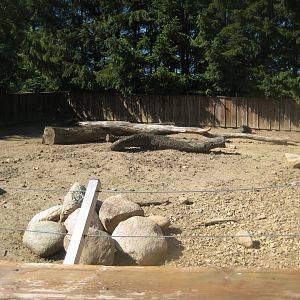 Skærup Zoo - Warty pig exhibit #1