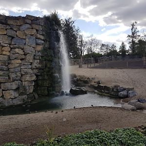 Waterfall African savanna