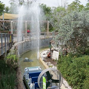 Florida: Mission Everglades - Lostman's River Ride - Splash Finale