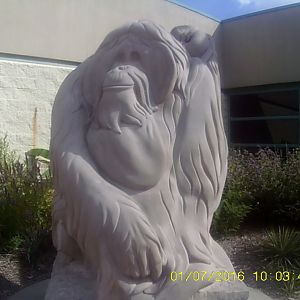 Statue of Azy the Orangutan
