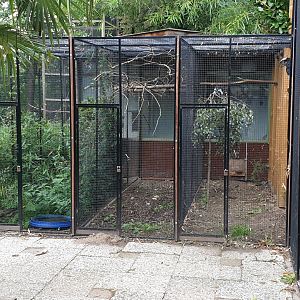 Hornbill and Squirrel enclosures