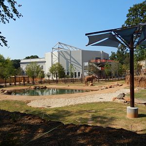 African Elephant Habitat (Left Half)