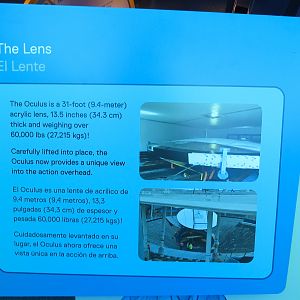 Aquarium - Gulf Stream Exhibit - The Deep Level - Oculus Sign