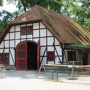 Typical German Zoo Farmhouse
