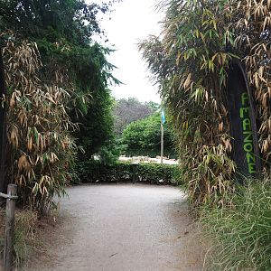 Beginning of the Amazon area of Zoo Parc Overloon, 2019-08-11