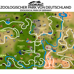 Zoologischer Park Von Deutschland