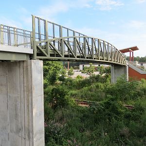 Entrance & Exit Area - Pedestrian Bridge Over Traintracks