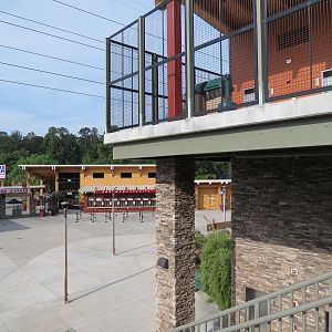 Entrance & Exit Area - Pedestrian Bridge Over Traintracks - Landing View