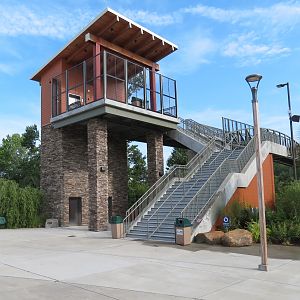 Entrance & Exit Area - Pedestrian Bridge Over Traintracks