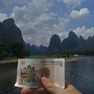 Twenty Yuan Note Landscape, Li River