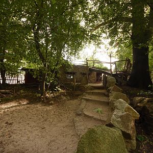 "Tibethan" pig enclosure