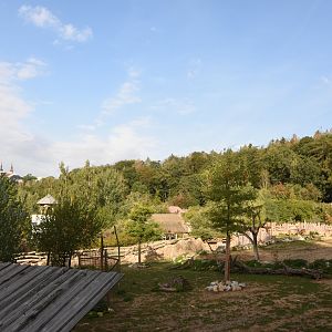 View on African savannah