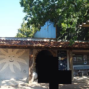 Fossa and red ruffed lemur house, 2019-08-04