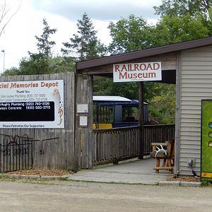 Deep Wisconsin Woods Train Station
