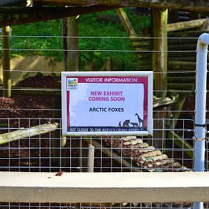 Sign on Inca's former enclosure