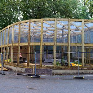 New sloth and monkey exhibit under construction