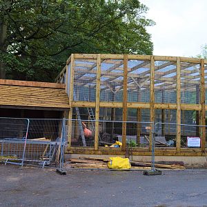 New sloth and monkey exhibit under construction