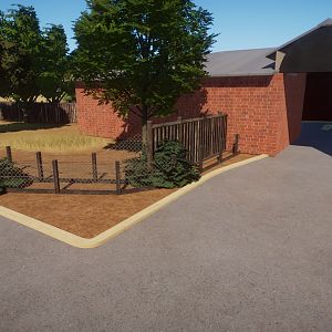 Planet Zoo: The Cotton Terraces, Okapi Exhibit