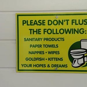 Sign In Gent's Toilets