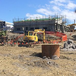 Tiger Exhibit In Progress
