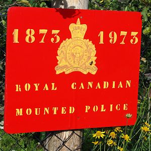 The Last Frontier theming - Sign Royal Canadian Mounted Police, 2019-10-04