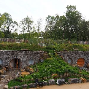 Two of the Full Moon lodges, 2019-10-04