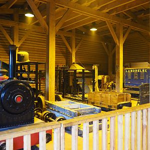 View inside the train hangar, 2019-10-04
