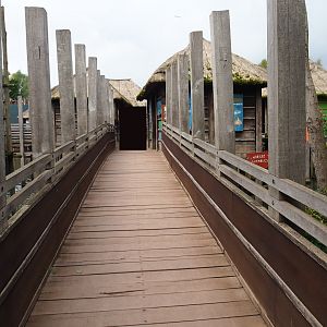 Access to African stilt village, 2019-10-04