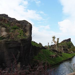 Western lowland gorilla island and second gorilla volcano, 2019-10-04
