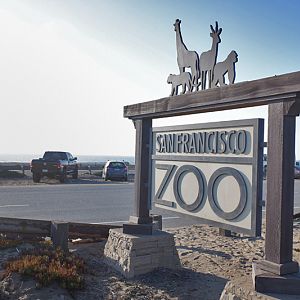entrance sign on the beach