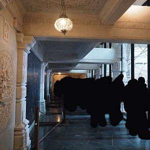 Viewing area in the Sumatran orangutan temple, 2019-10-04