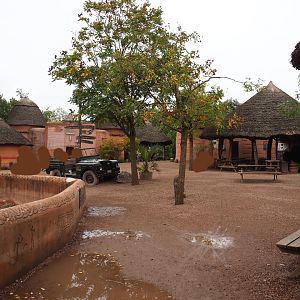View in the African village, 2019-10-04