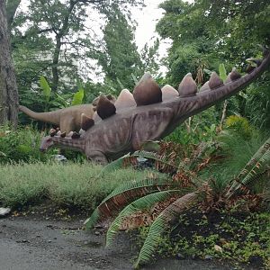 Animatronic Dinosaur, Bronx Zoo, July 2019