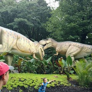 Animatronic Dinosaur, Bronx Zoo, July 2019