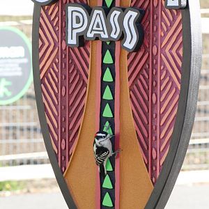 Woodpecker on Signage