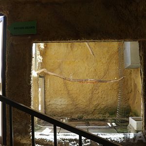 Side view of macaw enclosure - Wildlife Park Malta, June 2019